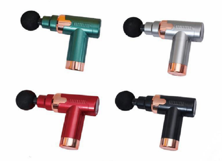 Pistolets de massage ETEK Fonctionnalité ABS + composants électroniques Construction avec commande de bouton 7.4V Batterie rechargeable 25W Puissance nominale