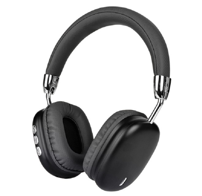 Écouteurs Bluetooth V5.3 - 40mm Les pilotes 200mAh Batterie 6 heures de lecture en noir argent et rose