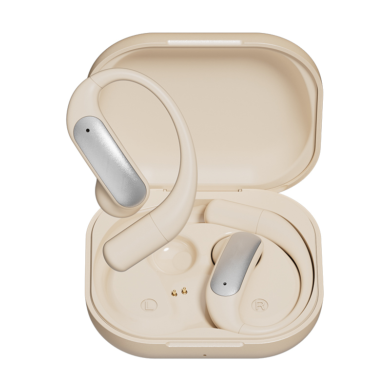 Écouteurs ETEK AI OWS avec Bluetooth 5.4, batterie d'écouteurs 40mAh, boîtier de charge 500mAh (protégé), film composite F10