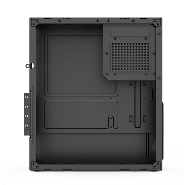 Mini-ITX/M-ATX Low-Profile Computer Case with 4 PCIe Slots 3x SSD + 1x HDD and USB 3.0 HD Audio I/O