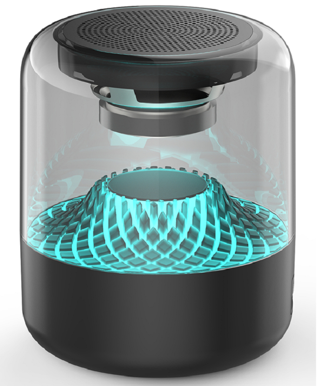 Portable Bluetooth Speaker with 100Hz-18kHz Frequency Range 5-10m Wireless Range and Mini USB 5V/1A Input