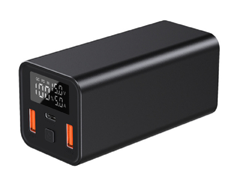 Batterie Externe Portable Haute Capacité PD65W avec cellules 21700 20000mAh Noir Gris Rouille Argent Pour Ordinateurs Portables / Smartphones / Tablettes