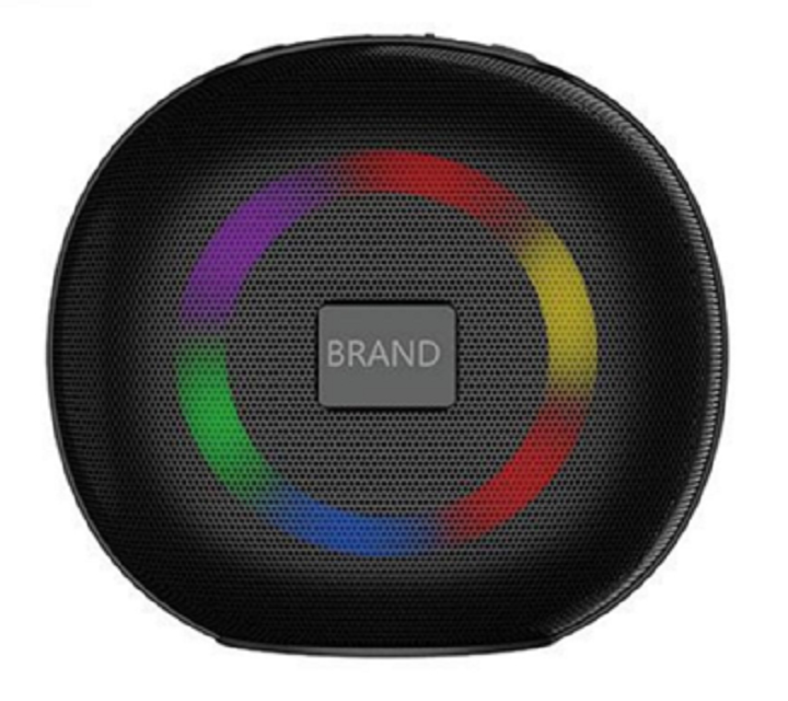 Haut-parleur Bluetooth portable 5W, lumière RVB, TF/FM/USB, appel mains libres, 200mAh, sangle, V5.3, pour l'extérieur, cadeaux et promotions