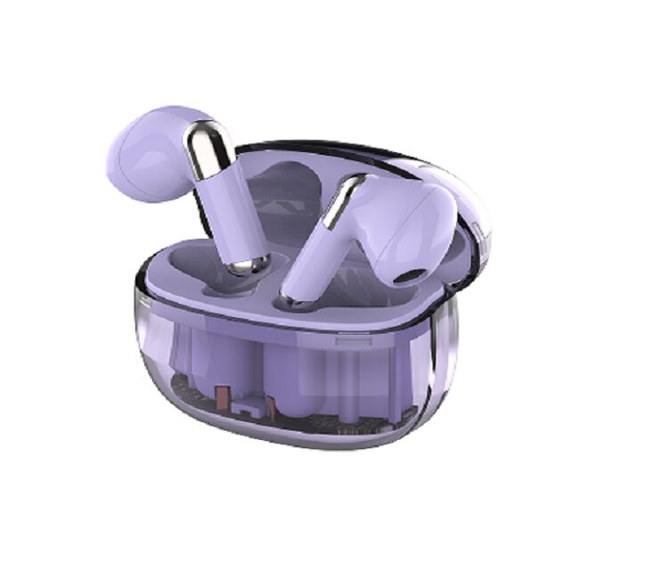 Écouteurs TWS ENC 13 mm, annulation du bruit à double micro, boîtier de charge de 2500 mAh, temps de jeu de 4 heures, noir/blanc/violet/orange