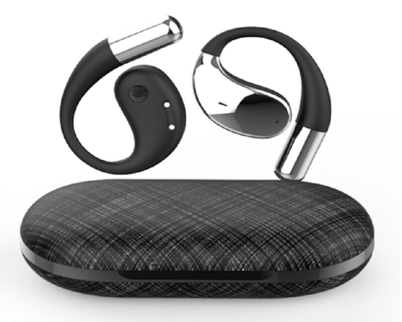 OWS écouteurs Bluetooth, puce AB5656C, pilote de 14 mm, temps de jeu de 3 heures, batterie de 30 mAh + 300 mAh, HSP/HFP/A2DP/AVRCP, portée de 10 m, 3 couleurs