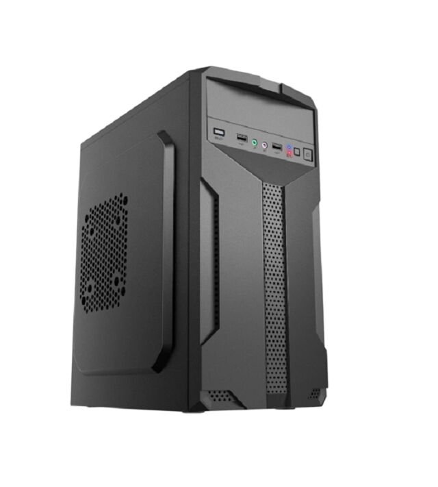 Un boîtier micro-ATX pour ordinateur, double USB 2.0, Prend en charge 1 ODD + 1 disque dur + 2 SSD, châssis en acier (0,33 mm SPCC), 12 cm + 8 cm Fan Support