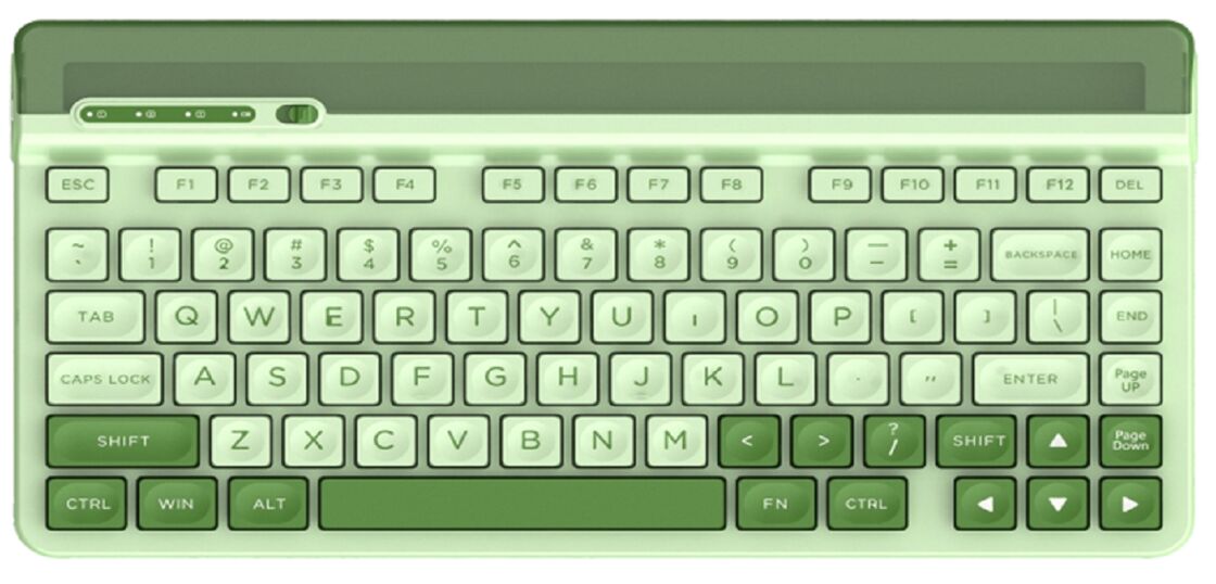 Clavier à membrane sans fil ETEK, HanTianXia 2.4G, Coque PC/ABS, Sérigraphié, Film argenté