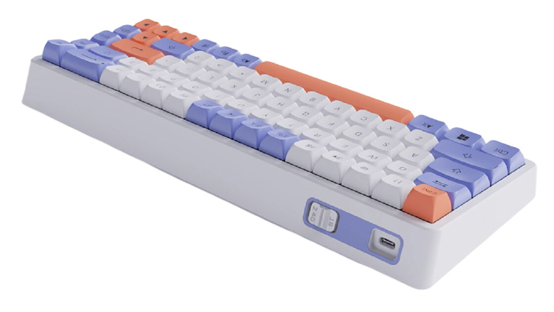 Clavier mécanique RGB remplaçable à chaud, boîtier ABS, touches double injection, 3000mAh, anti-ghosting complet