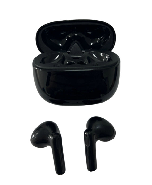 Écouteurs TWS avec boîtier de recharge de 300 mAh,Écouteurs TWS Bluetooth 5.3,F10 Driver,temps de jeu de 5 heures,Typ-C de recharge, 30+300 mAh,Noir