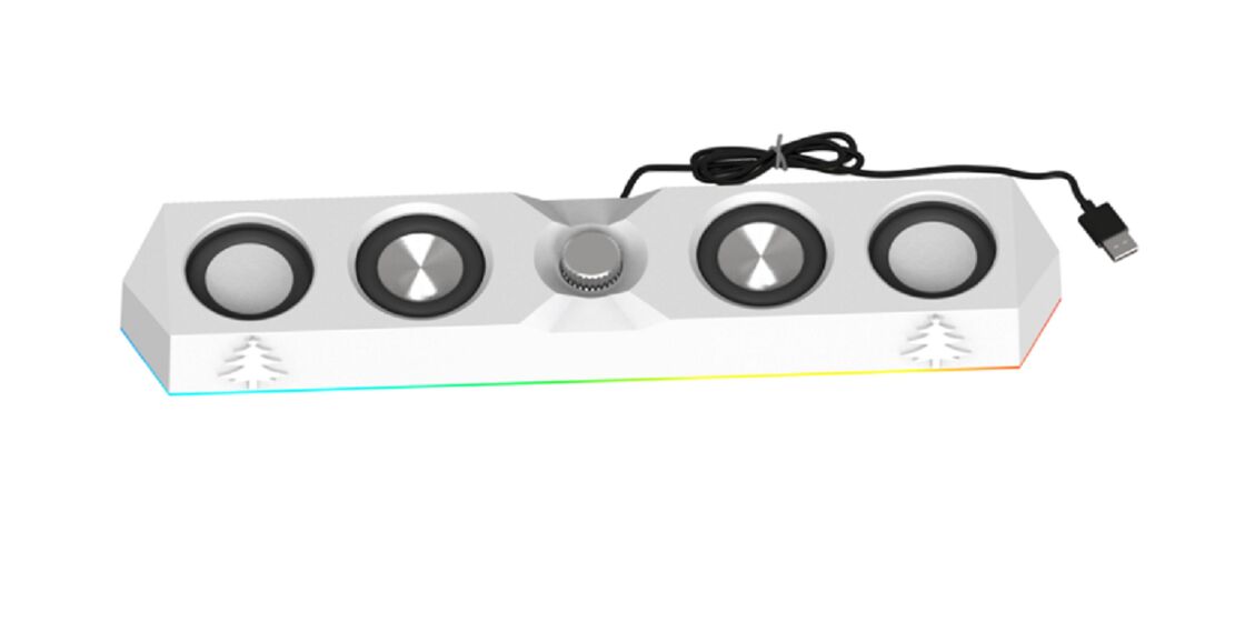 Des haut-parleurs Bluetooth LED, JieLi V5.4, 6W stéréo, 2 