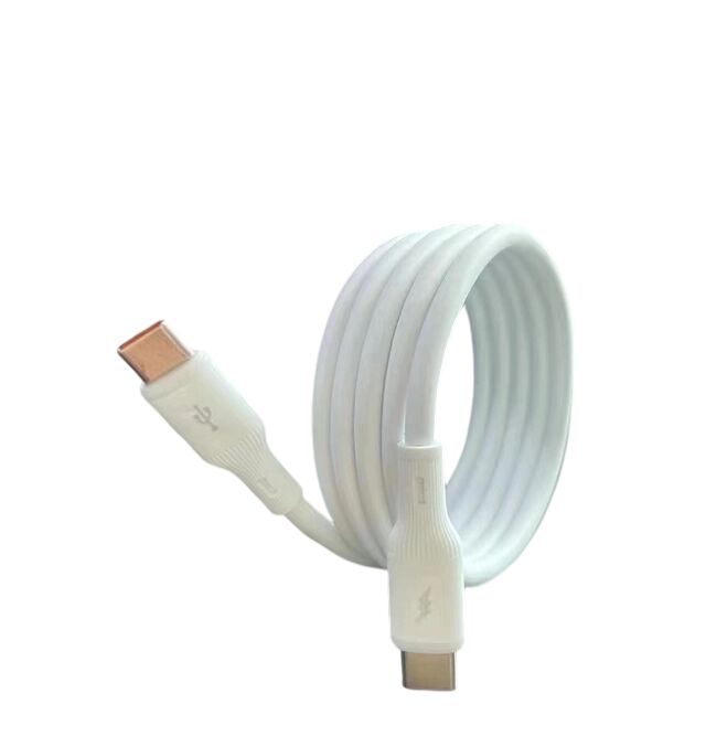Cable de charge rapide magnétique, cuivre à 6 noyaux, silicone authentique, 6 couleurs
