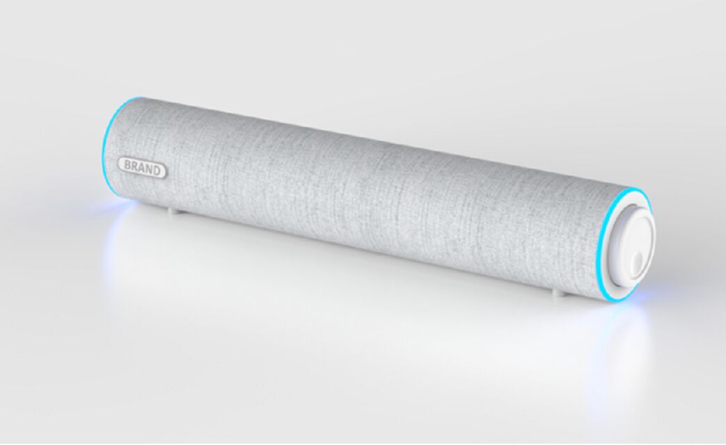 3W*2 Barre de son de bureau,Dual Drivers de 2 pouces, 35Hz-16kHz, >36dB Séparation, alimenté par USB (DC 5V), Finition en plastique + tissu, câble de 1,3 m