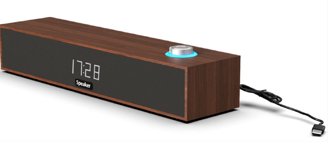 Le haut-parleur Bluetooth en bois, le Bluetrum V5.4, 6W stéréo, 2 