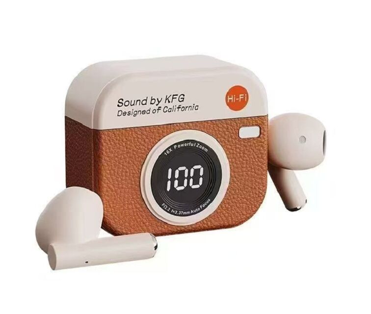 Les écouteurs TWS orange BT5.34H Play, type-C, Bluetrum 5656, 100 pièces par CTN
