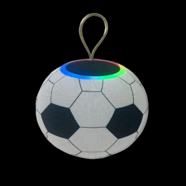 Enceinte Bluetooth 5.3 sans fil avec TWS, lumières RVB, FM, USB/TF/AUX, 10W