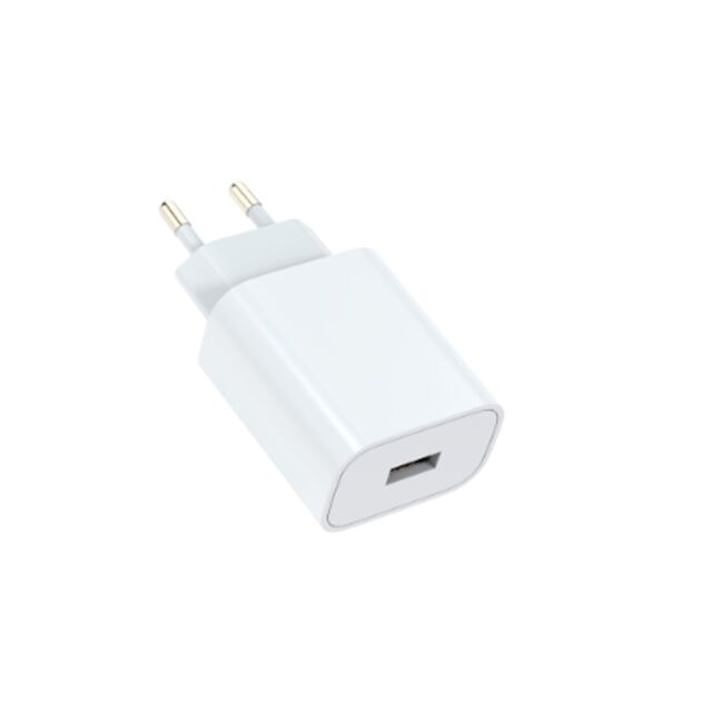 QC 18W chargeur rapide USB-A, prise US, sortie multi-voltage, pack PE compact