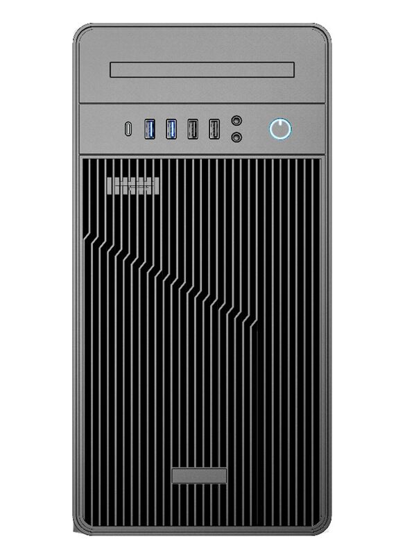 Étiquette de la tour, micro-ATX/mini-ITX, 1x5,25 pouces, EMI demi-peinture, noir