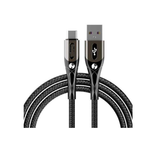 1M câble de charge rapide en nylon tressé à 24 brins Micro / Lightning / Type-C