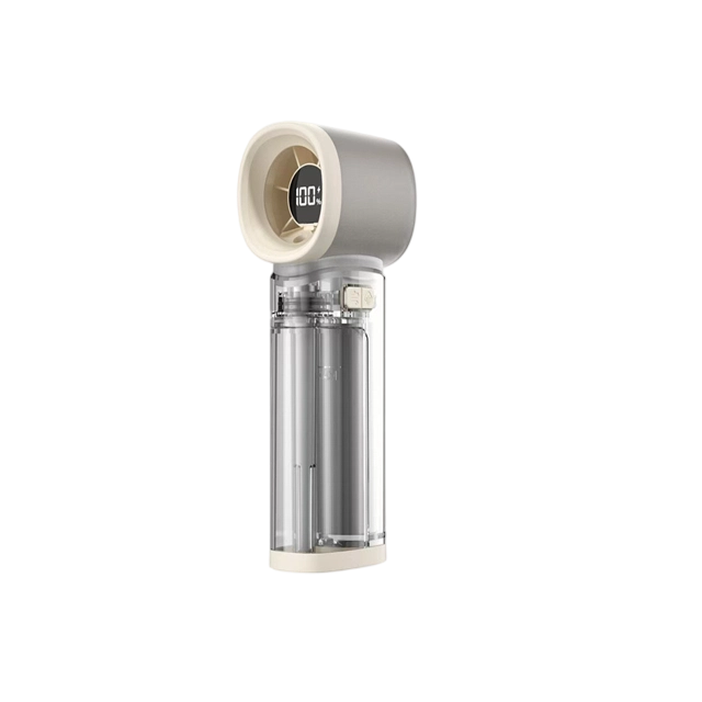 Ventilateur de brouillard portable de 3000 mAh 40 ml réservoir / 8W double refroidissement Type-C à recharge rapide 4 couleurs