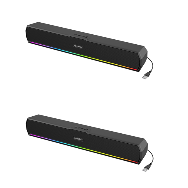 Barre de son stéréo Bluetooth 5.4 de 2*2